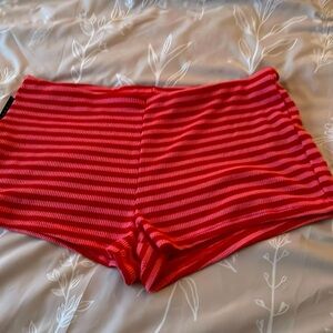 Women’s striped pajama shorts size extra large